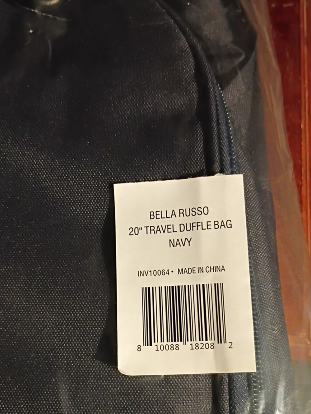 Bella Russo 20 Travel Duffle Bag Navy Blue